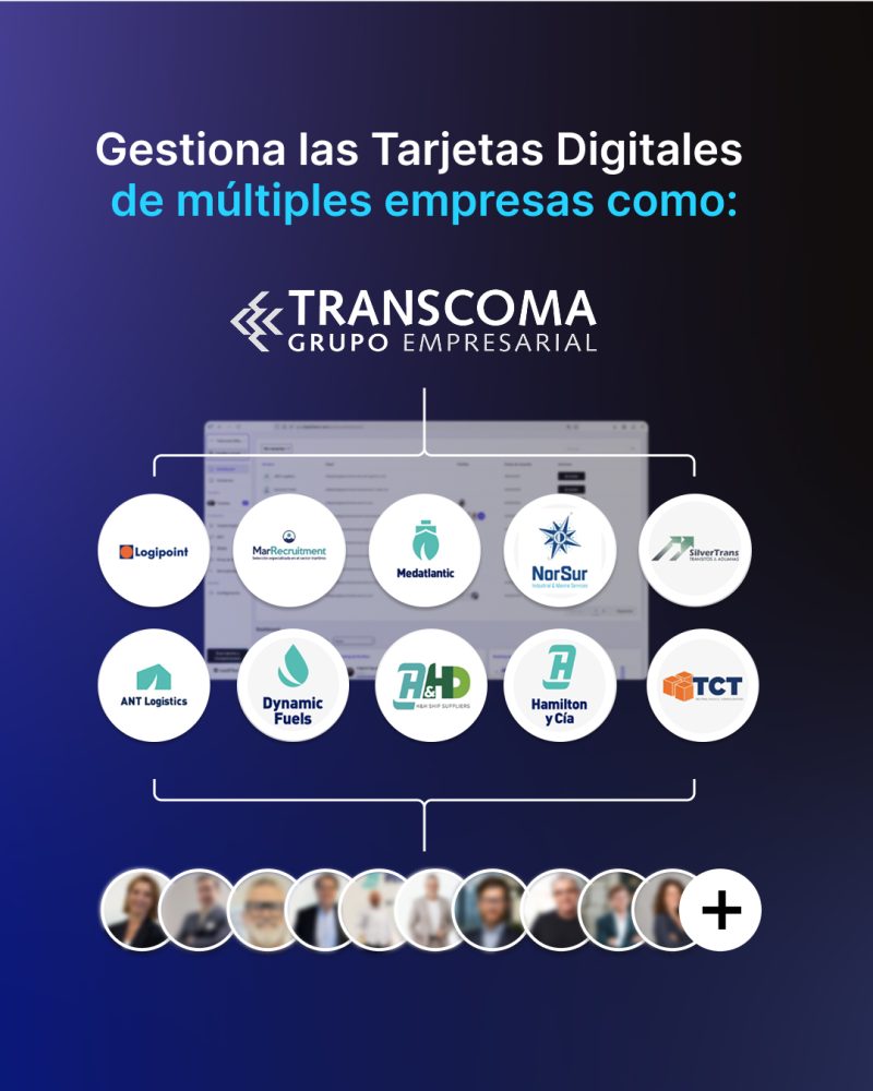 Transcoma Group multi-brand dashboard banner.