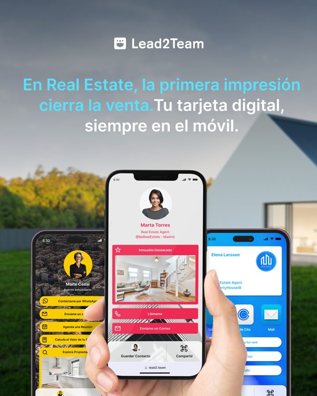 In the real estate world, first impressions are everything. Your digital business card—always just a tap away.
