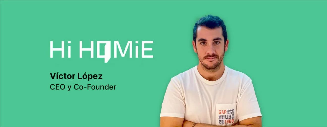 Víctor López, CEO of Hi Homie