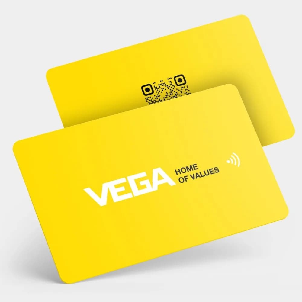VEGA Instrumentos NFC cards