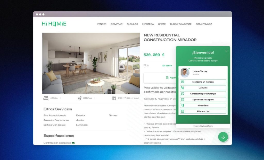 Real Estate Web Assistant